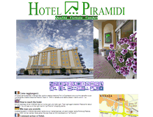 Tablet Screenshot of hotelpiramidi.com